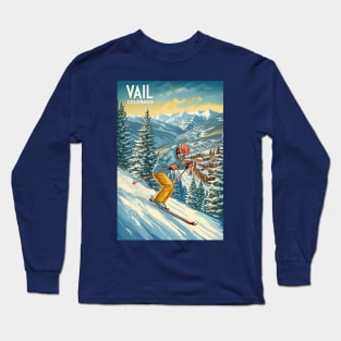 Vail Colorado Ski Long Sleeve T-Shirt